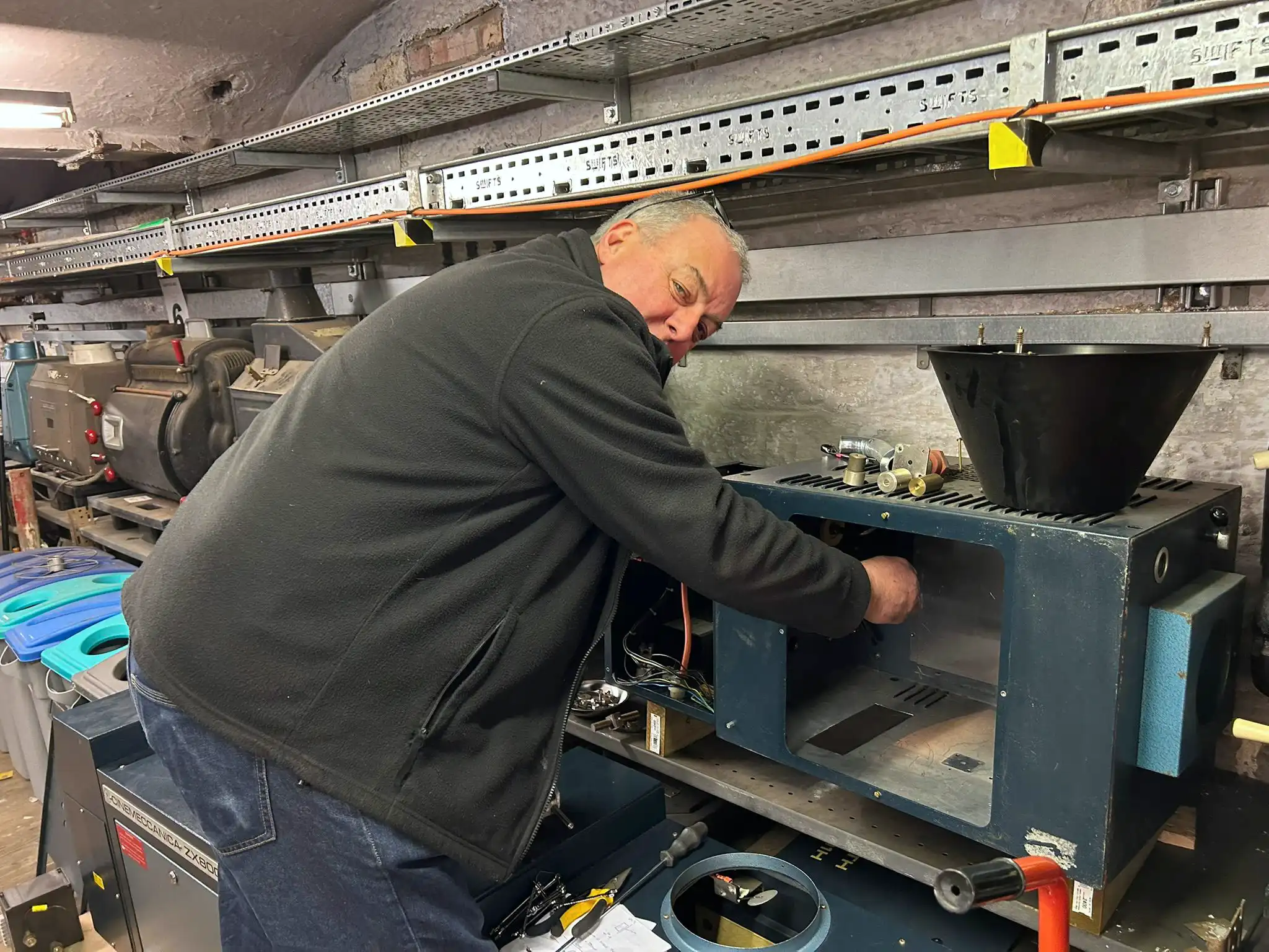 Rob Younger and Cinemeccanica