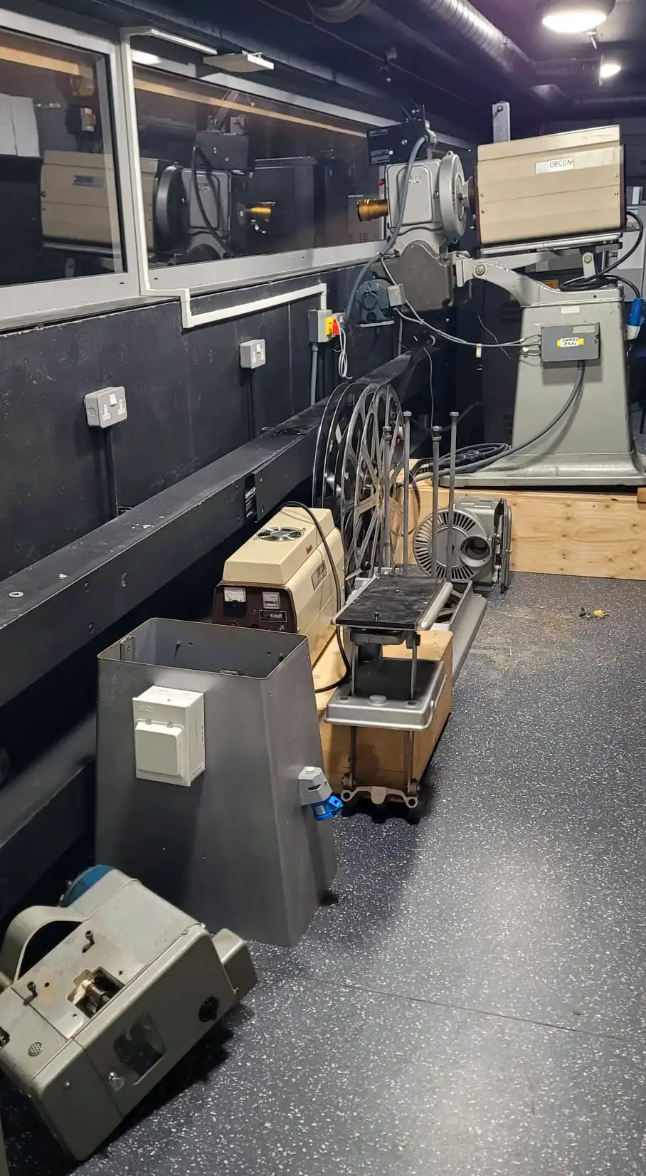 Equipment awaiting installation